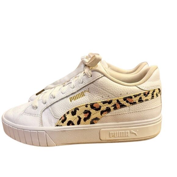 Puma Women's Cali Star Leopard Sneakers Sz. 9.5 - Picture 1 of 12